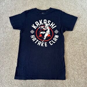 Naruto Kakashi Hatake Clan T Shirt Anime Manga Graphic Tee Size XS‎